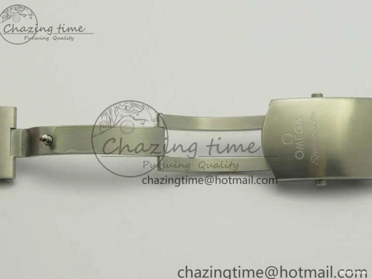 0217 UrbanChic Speedmaster Moonwatch OMF 1:1 Best Edition White Dial Black Hand on SS Bracelet A 8045